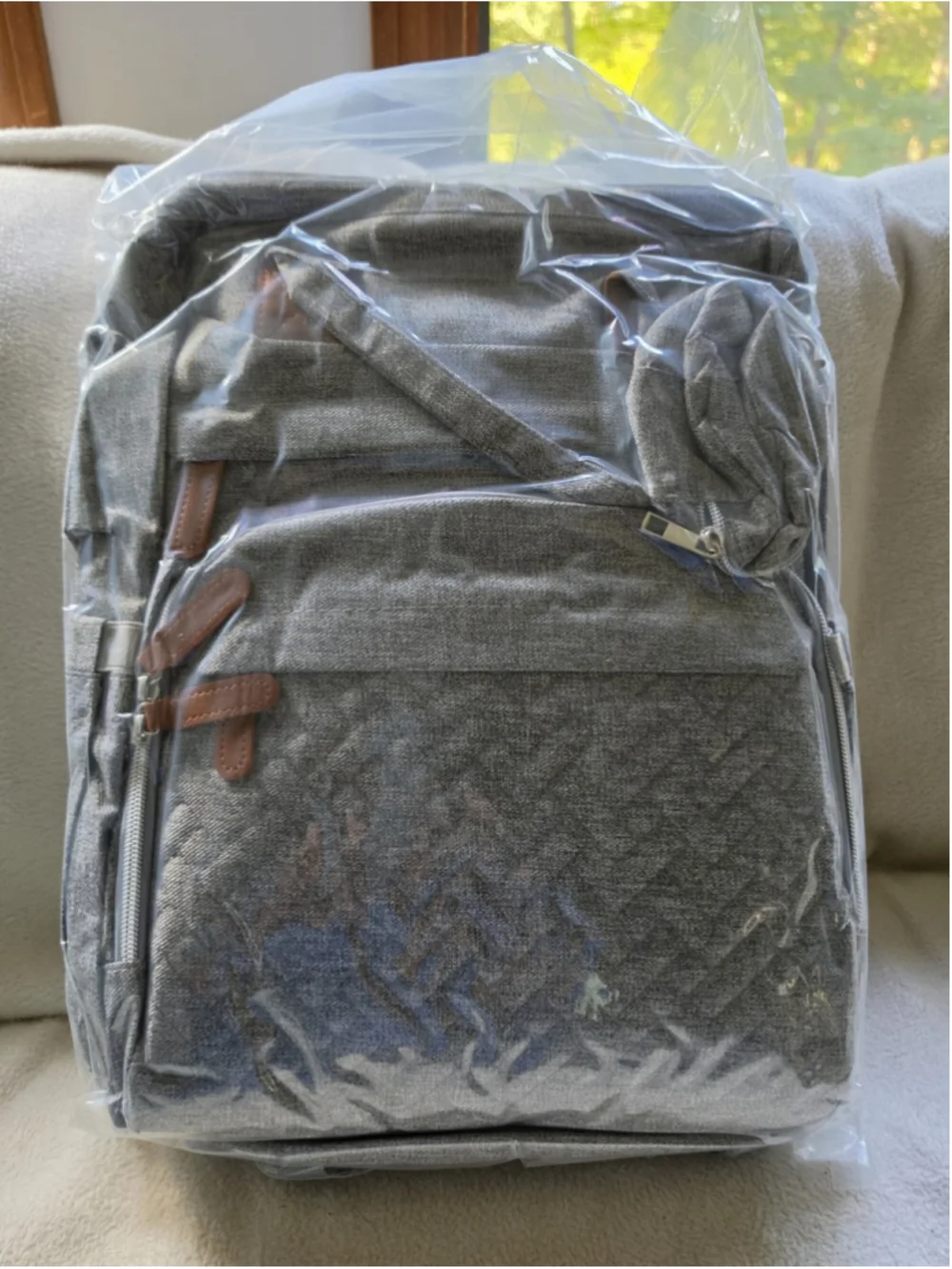 Derjunstar Multi-Functional Baby Diaper Bag Backpack with Built-in Changing...